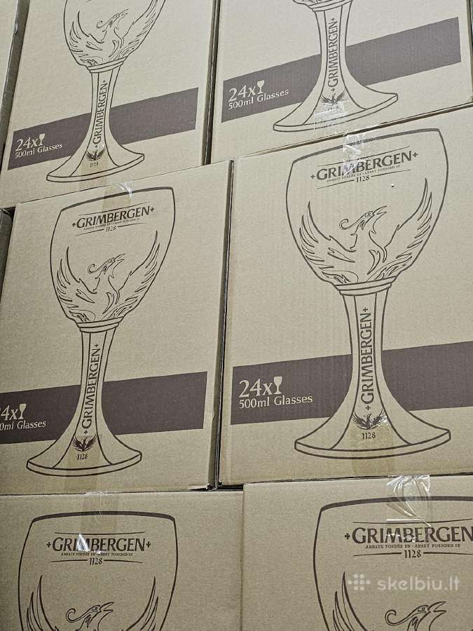 Grimbergen naujos stiklines 500ml 6vnt - nuotraukos Nr. 2