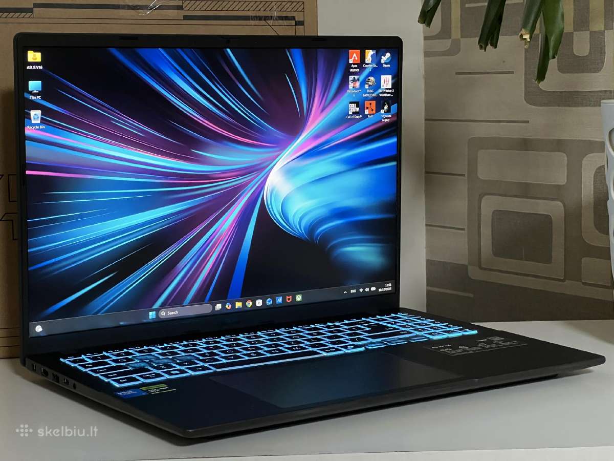 Parduodamas Asus V16 su Rtx 5060, Core 5, 1tb. - nuotraukos Nr. 2