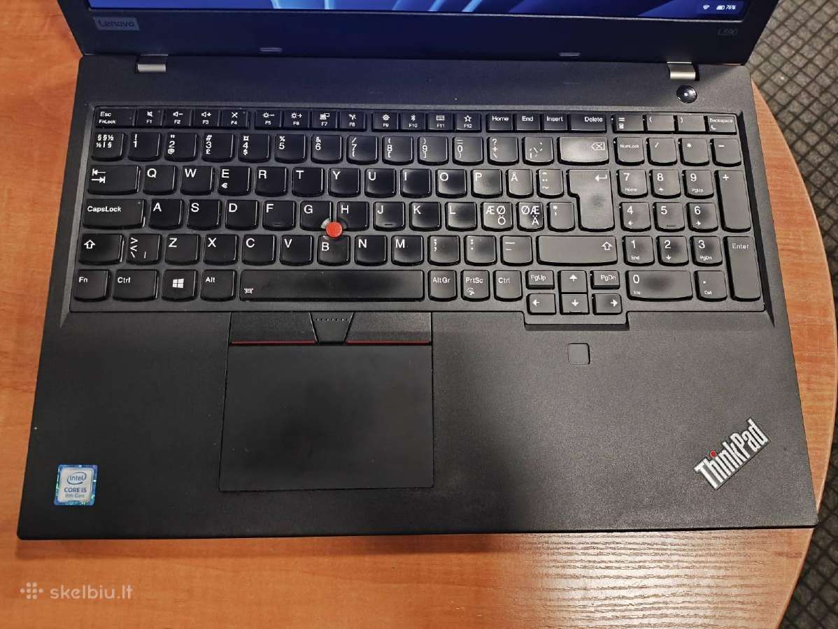 Thinkpad L590 15.6 Ips i5-8265u 16gb 256gb 18% - nuotraukos Nr. 2