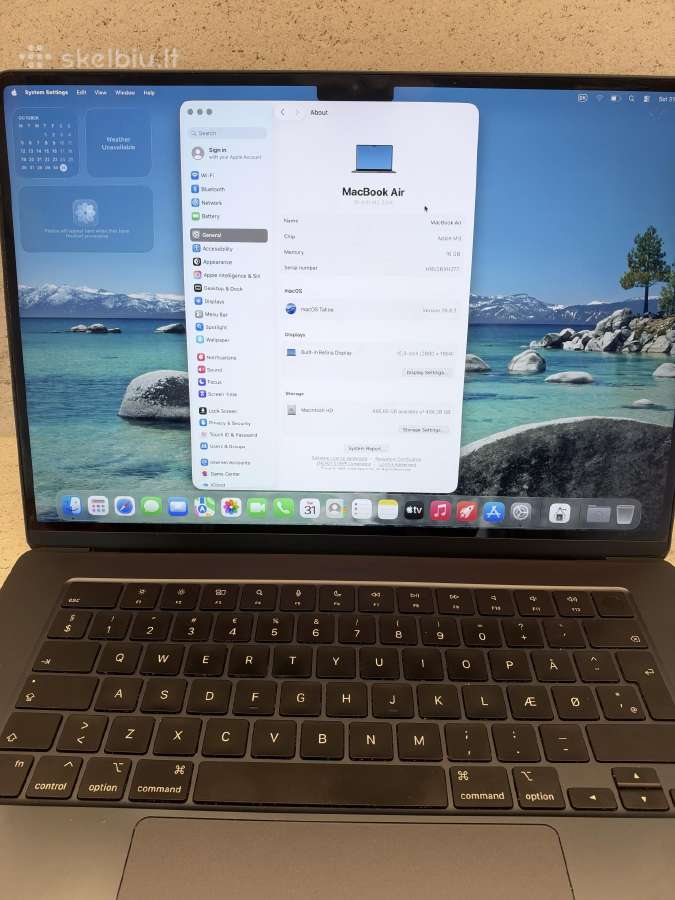 MacBook Air 15 16/512 - nuotraukos Nr. 2