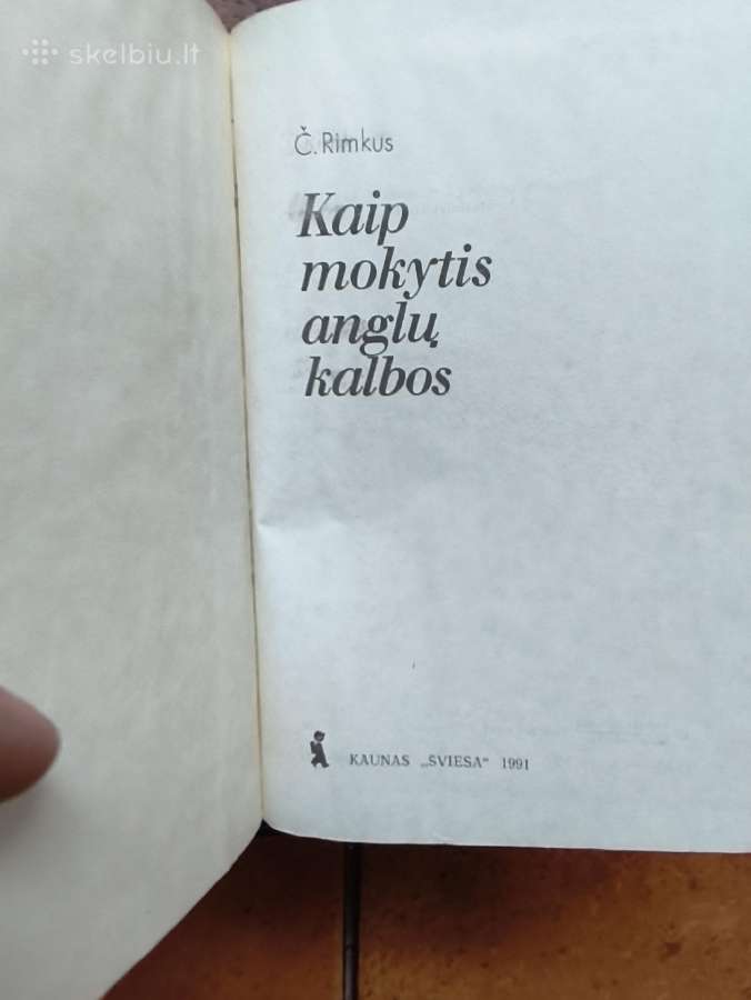 Č. Rimkus "Kaip mokytis anglų kalbos" 1991 metai - nuotraukos Nr. 2