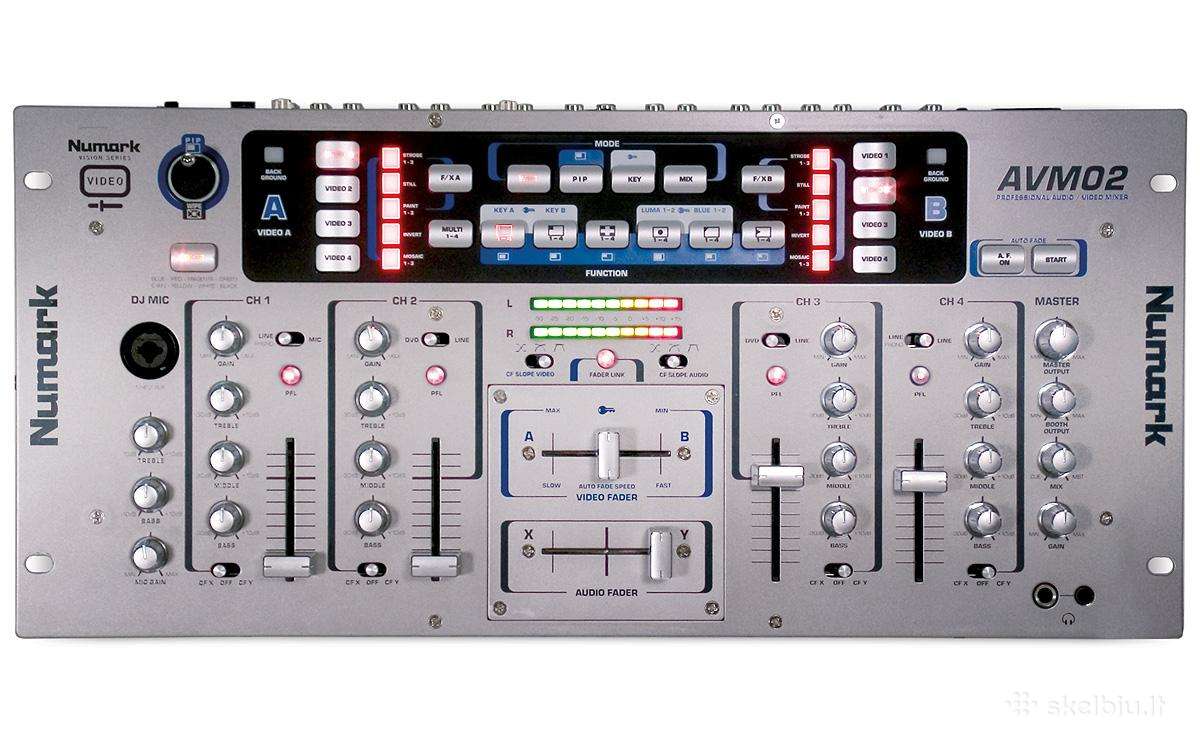 Numark Avm02 audio/video mikšeris - nuotraukos Nr. 5