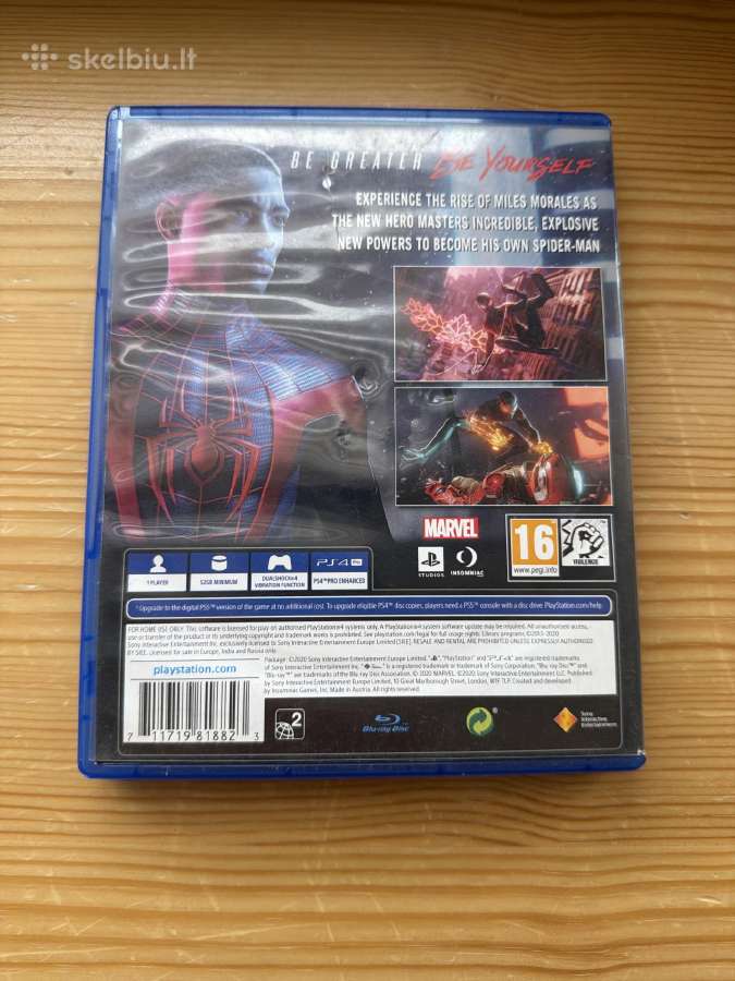 Spider-man miles morales diskinis žaidimas - nuotraukos Nr. 3