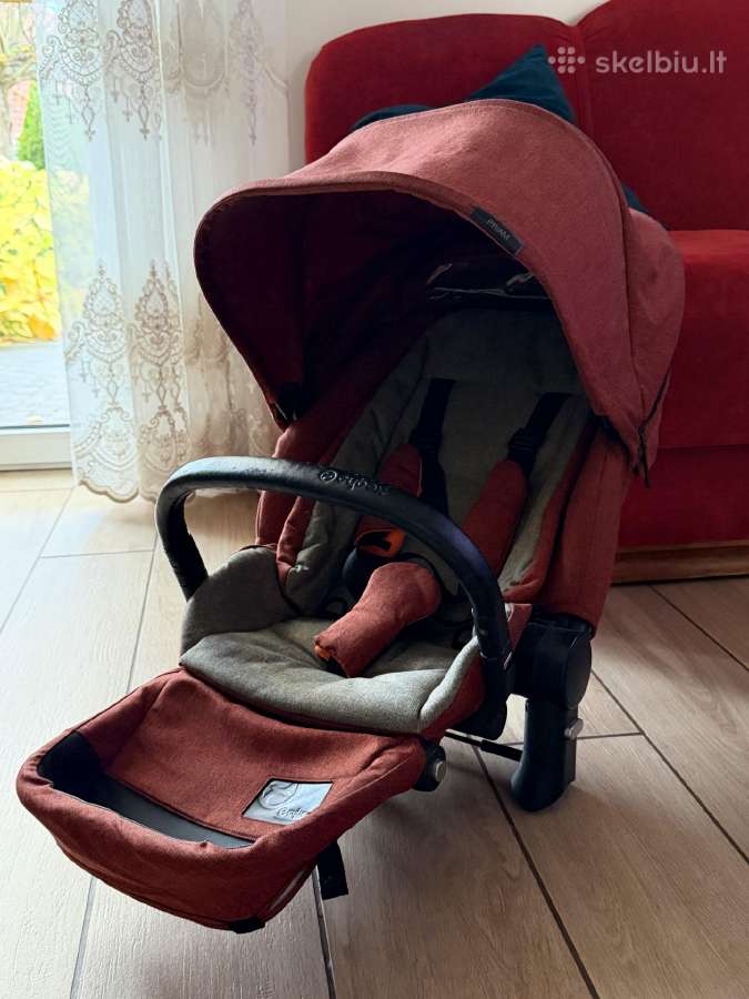 Cybex Priam All Terrain 3 in 1 su Isofix baze - nuotraukos Nr. 4