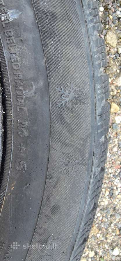 Žieminiai ratai R16 5x100 (nuo benzininės Toyota - nuotraukos Nr. 4