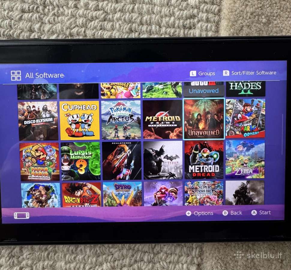 Nintendo switch v1 512gb Atrištas - nuotraukos Nr. 3
