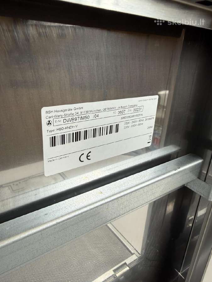 Bosch Serie 4 Dwb97im50 gartraukis - nuotraukos Nr. 16