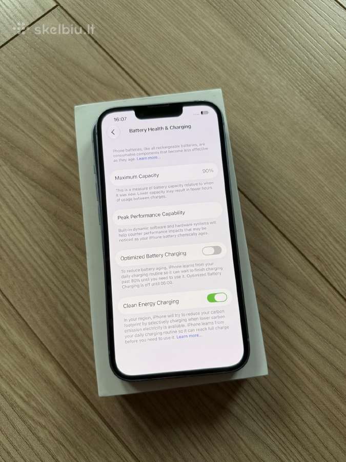 iPhone 14 128gb Blue - nuotraukos Nr. 7
