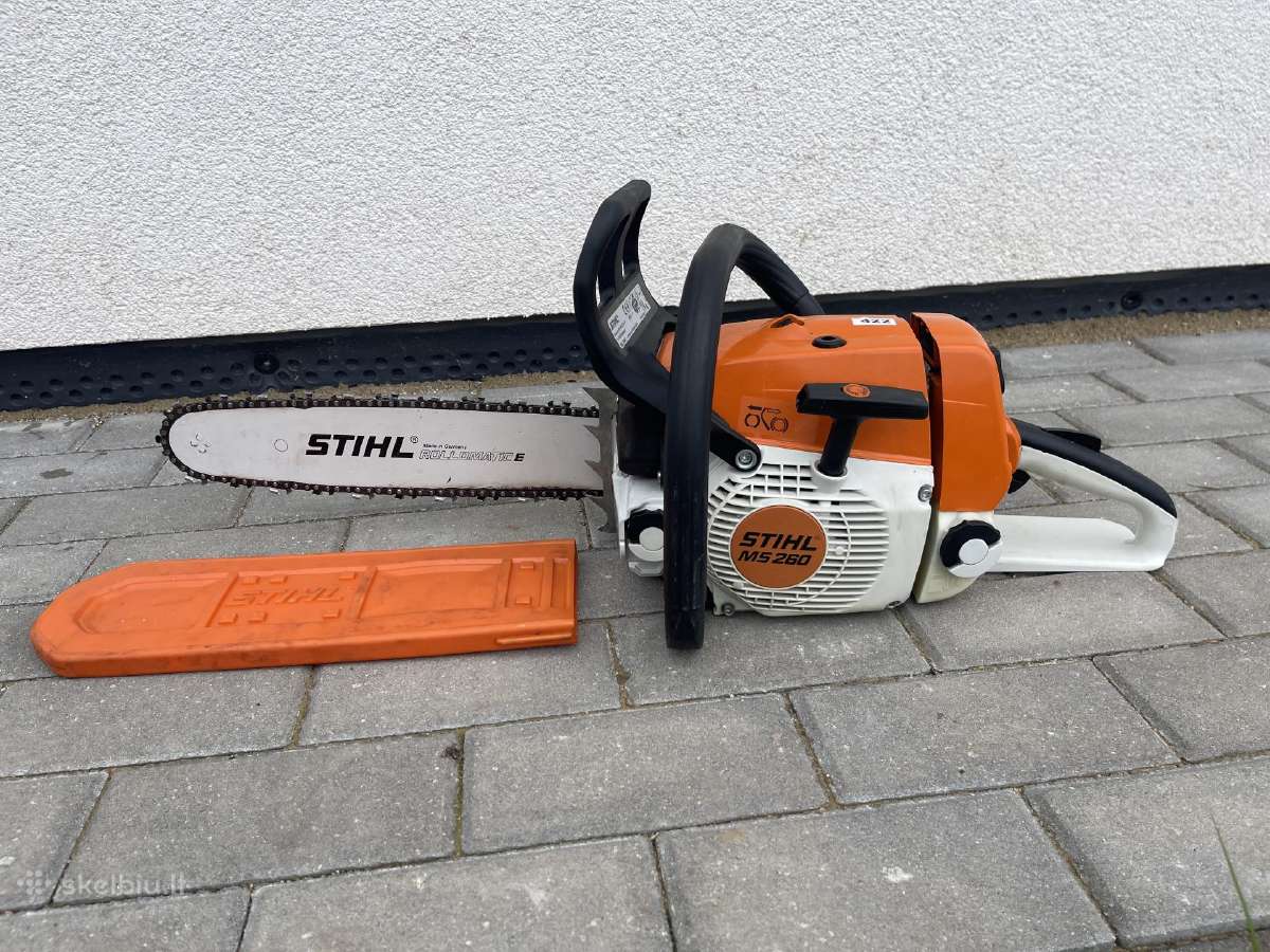 Benzininis pjūklas Stihl Ms260 2.6kw - nuotraukos Nr. 5