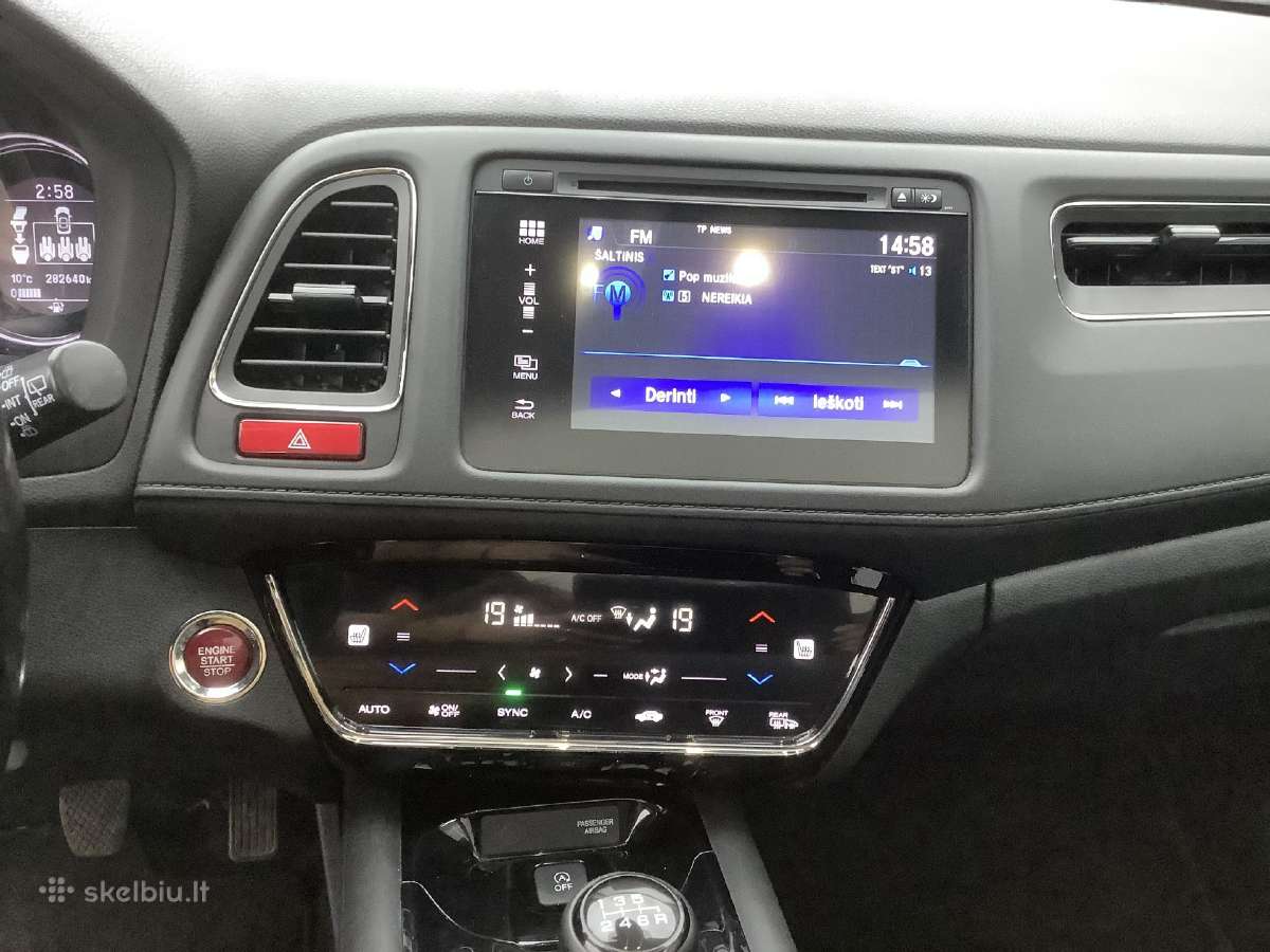 Honda hrv 2016 m. Dyzelinas Mechaninė 282040 km - nuotraukos Nr. 11