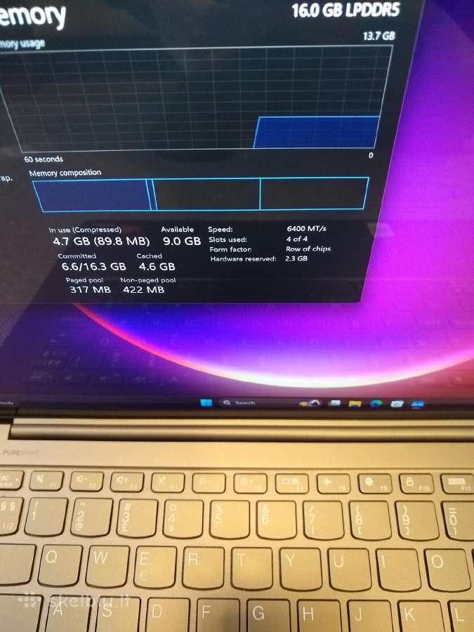 Yoga Slim7 Pro/ryzen7 6800hs/3k - nuotraukos Nr. 5