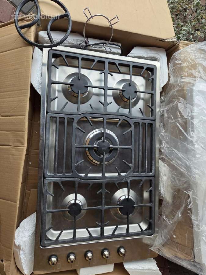 Nauja Smeg 5 degiklių dujinė kaitlentė, 90 cm - nuotraukos Nr. 2