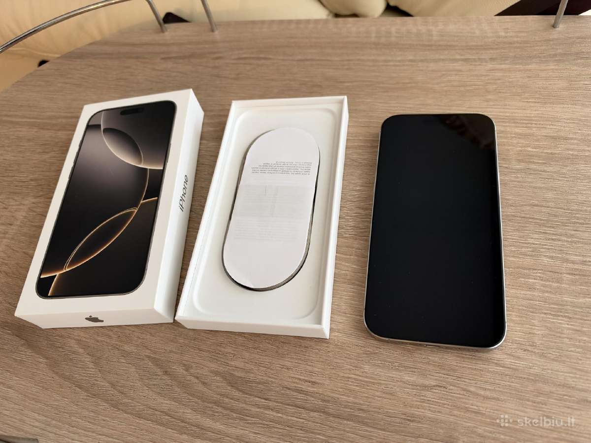 iPhone 16 Pro Max 256 GB Natural Titanium - nuotraukos Nr. 6