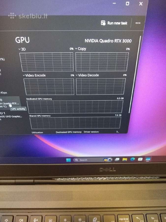Precision 7550 10885h/16/32/rtx3000 - nuotraukos Nr. 3