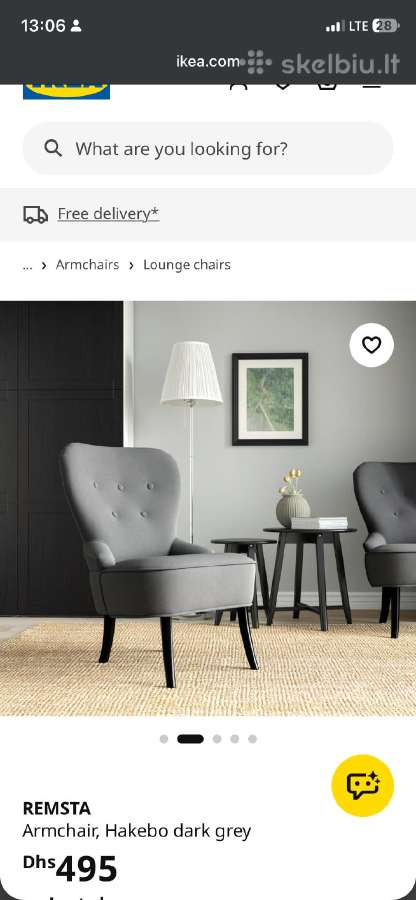 Ikea fotelis 2vnt - nuotraukos Nr. 5