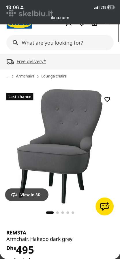 Ikea fotelis 2vnt - nuotraukos Nr. 6