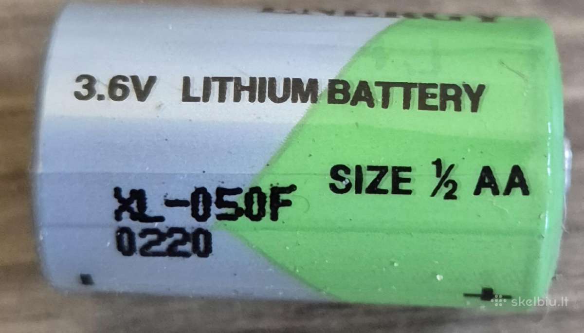 Baterijos lithium 1/2 Aa - nuotraukos Nr. 2