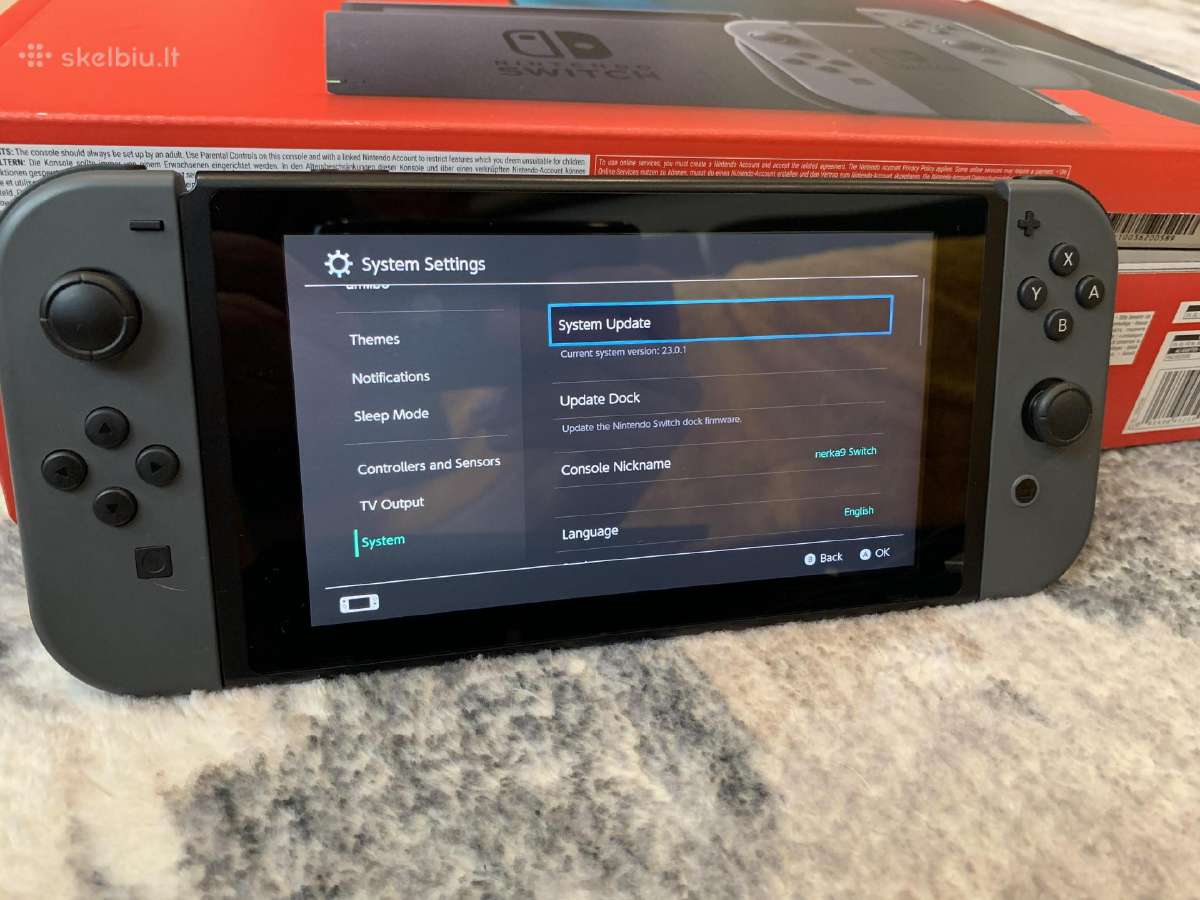 Nintendo Switch LCD Pilna Komplektacija - nuotraukos Nr. 15
