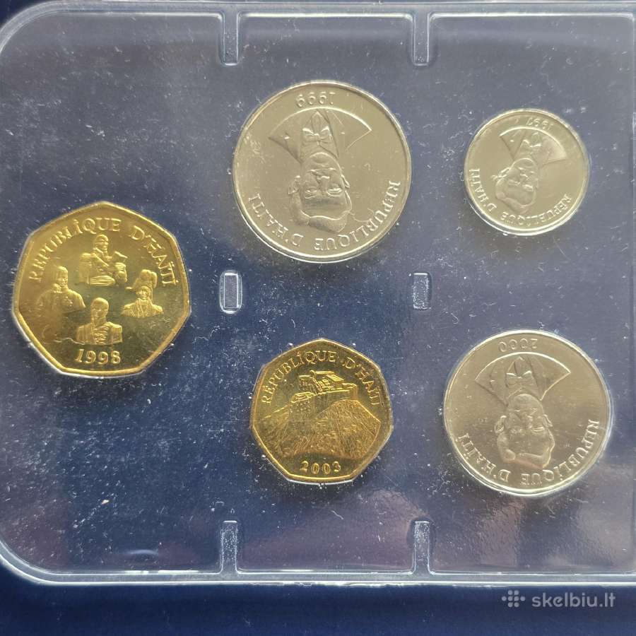 Haitis 1997-2003 rink. 5 monetos Unc - nuotraukos Nr. 3