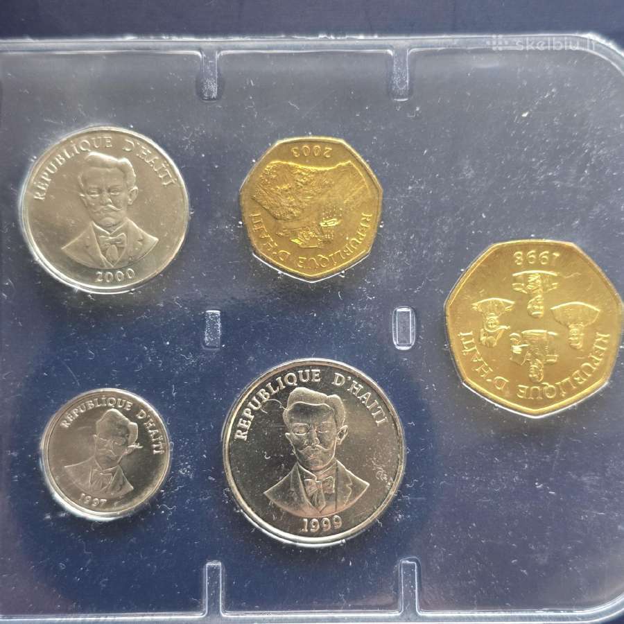 Haitis 1997-2003 rink. 5 monetos Unc - nuotraukos Nr. 4