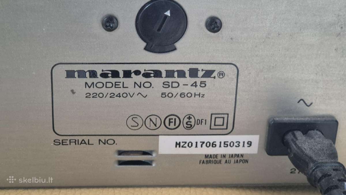 Marantz Sd-45 - nuotraukos Nr. 4