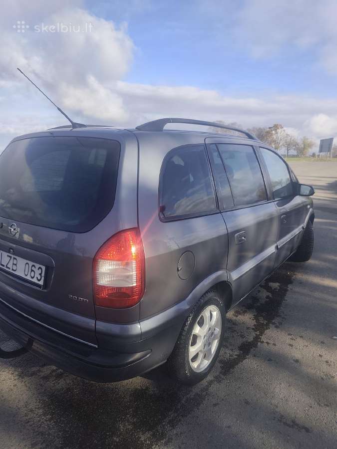 Parduodamas opel zafira 2l 74kw dyzelinas - nuotraukos Nr. 8