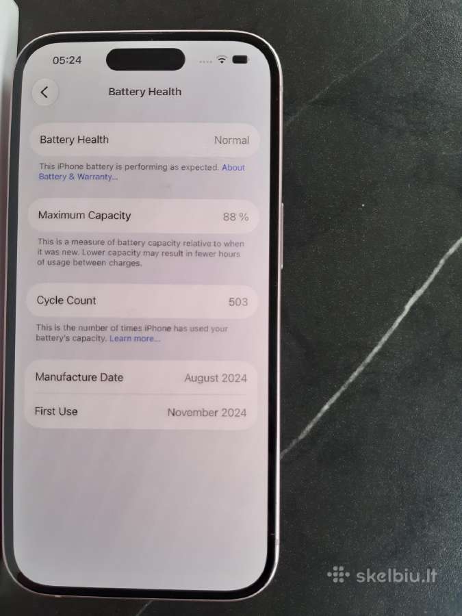 Apple iPhone 15 128gb Pink - nuotraukos Nr. 3