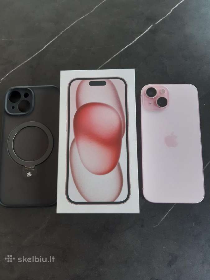 Apple iPhone 15 128gb Pink - nuotraukos Nr. 2