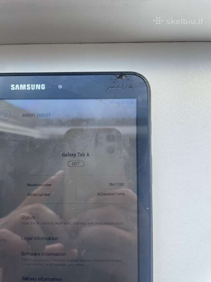 Samsung galaxy tab a10.1 32gb - nuotraukos Nr. 3