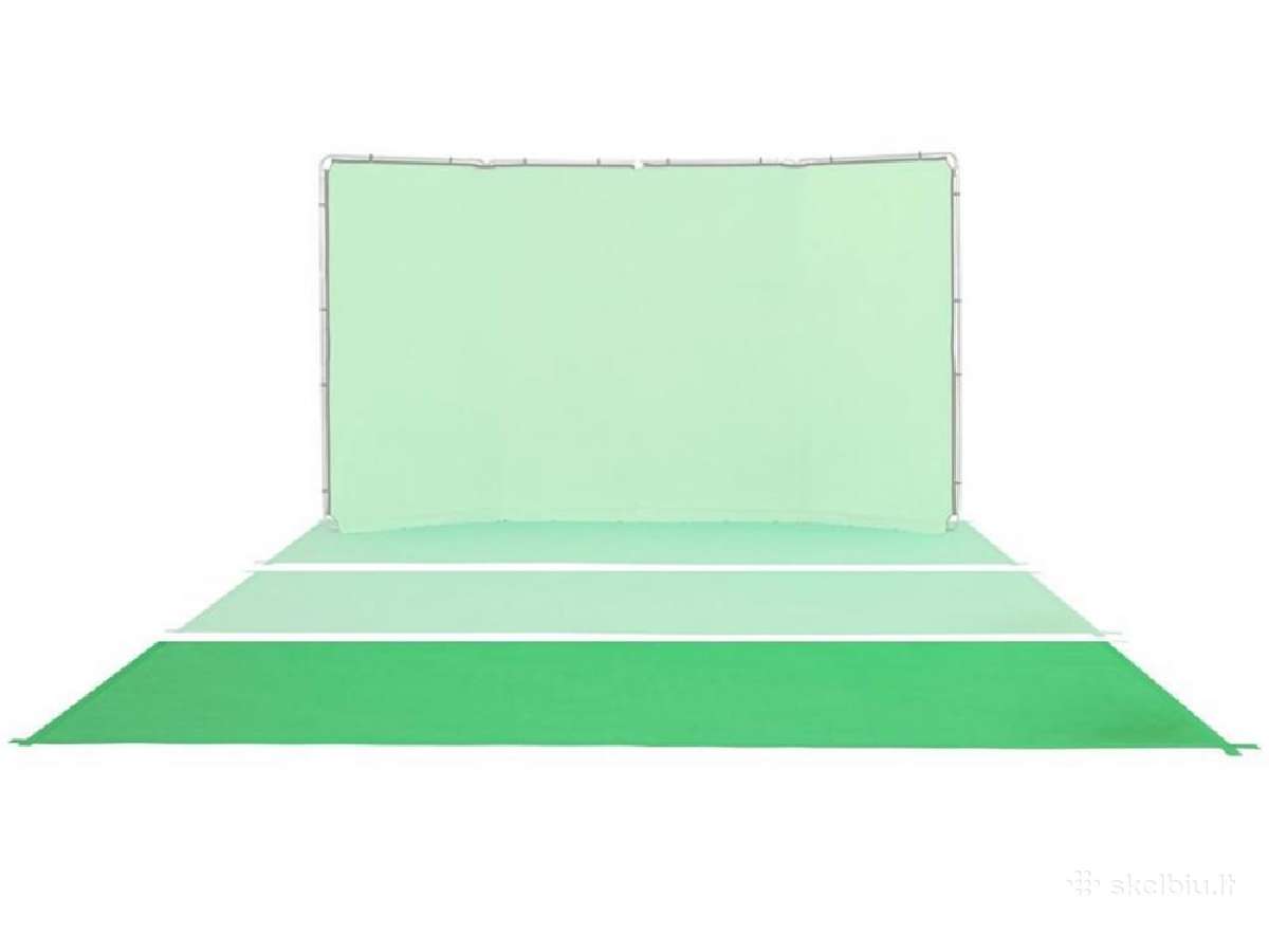 Green screen rollup naujas 155x200 cm - nuotraukos Nr. 2