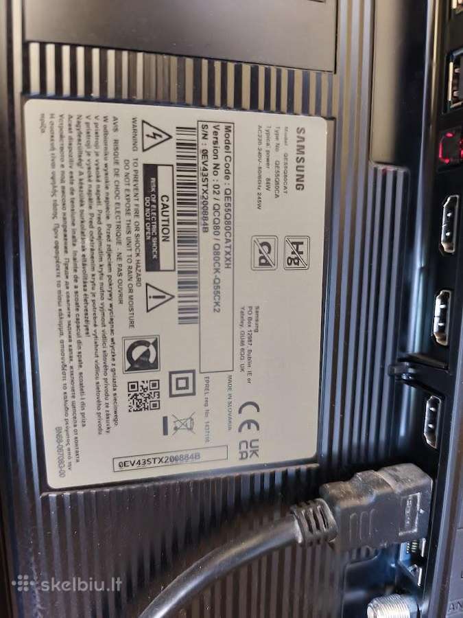 Qled Televizorius Samsung Qe55q80catxxh - nuotraukos Nr. 7