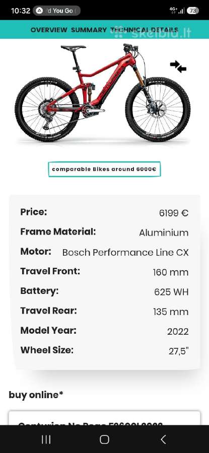 Centurion Emtb enduro 85nmbosch 625wh Fox36 1x12xt - nuotraukos Nr. 8