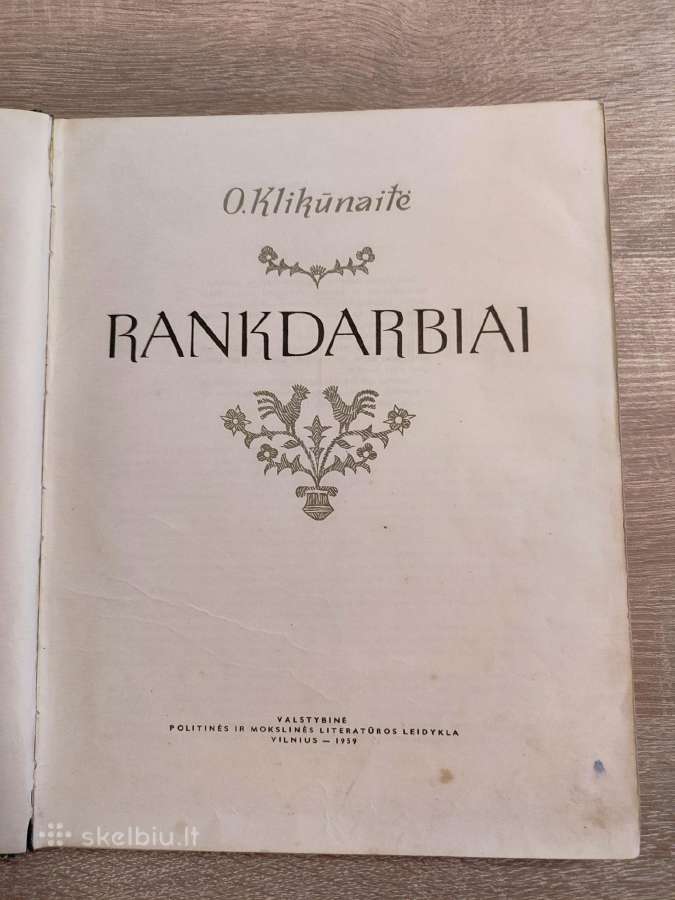 O. Klikūnaitės knyga Rankdarbiai - nuotraukos Nr. 2