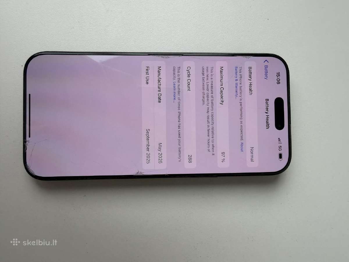16 iPhone Pro Max 256gb - nuotraukos Nr. 3