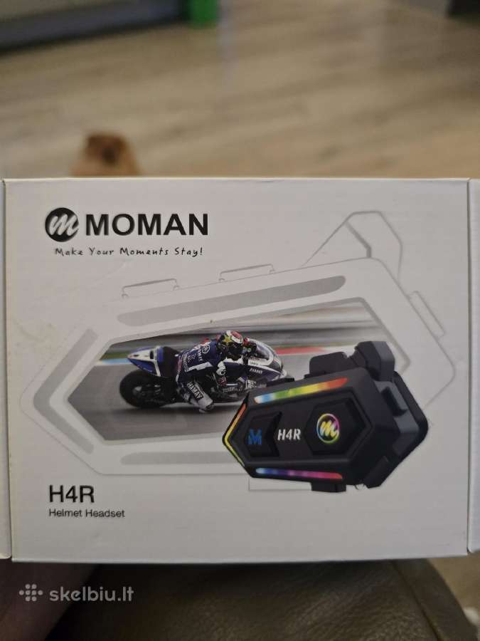 Moman H4r Bluetooth ausinės šalmui – naujos - nuotraukos Nr. 2