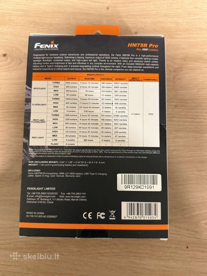 Fenix hm75r Pro - nuotraukos Nr. 2