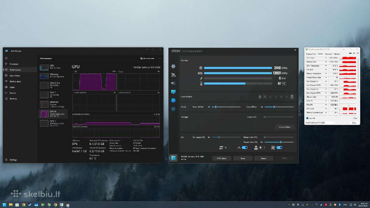Asus Tuf Rtx 5090 Oc 32gb - nuotraukos Nr. 14