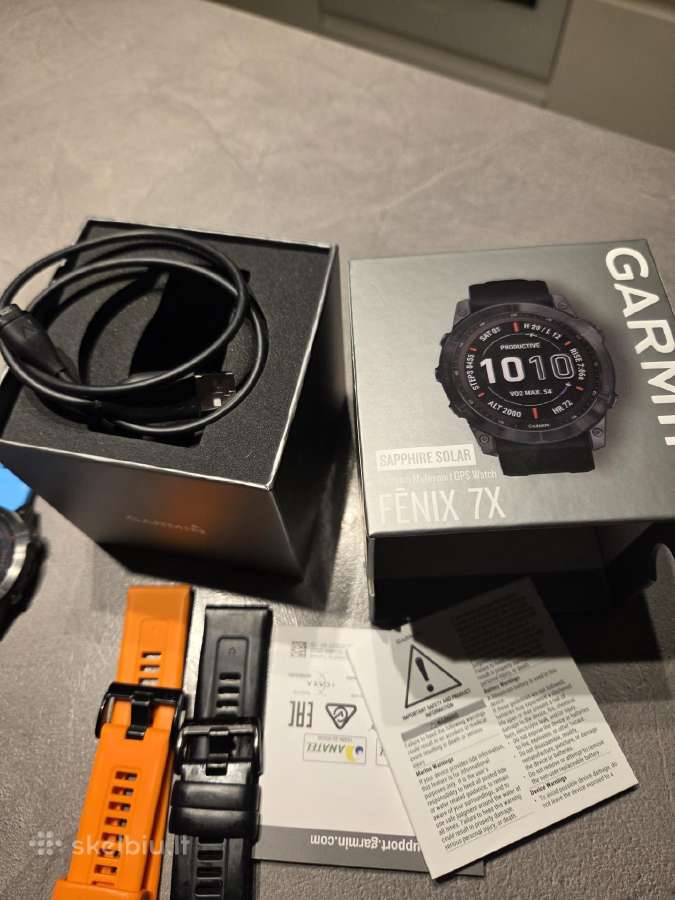 Garmin fenix 7 saphire solar - nuotraukos Nr. 2