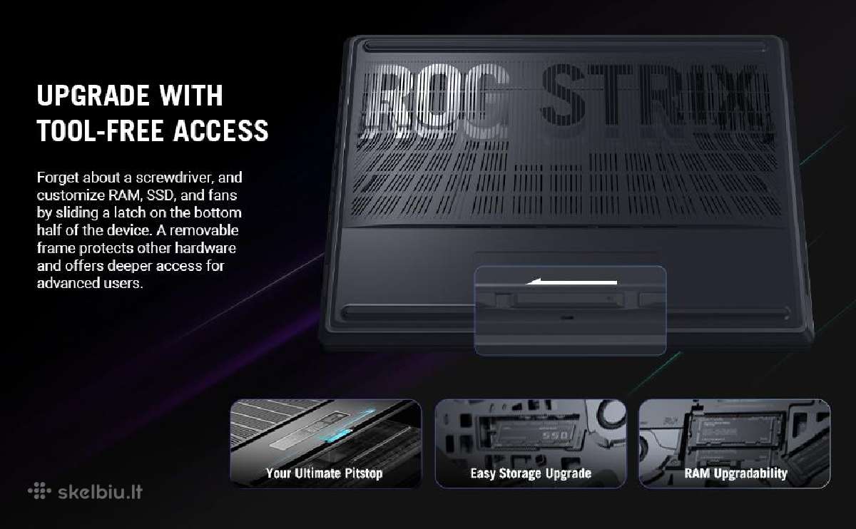Asus Rog Strix Scar Ultra 9 275hx, Rtx 5090, 64 GB - nuotraukos Nr. 7