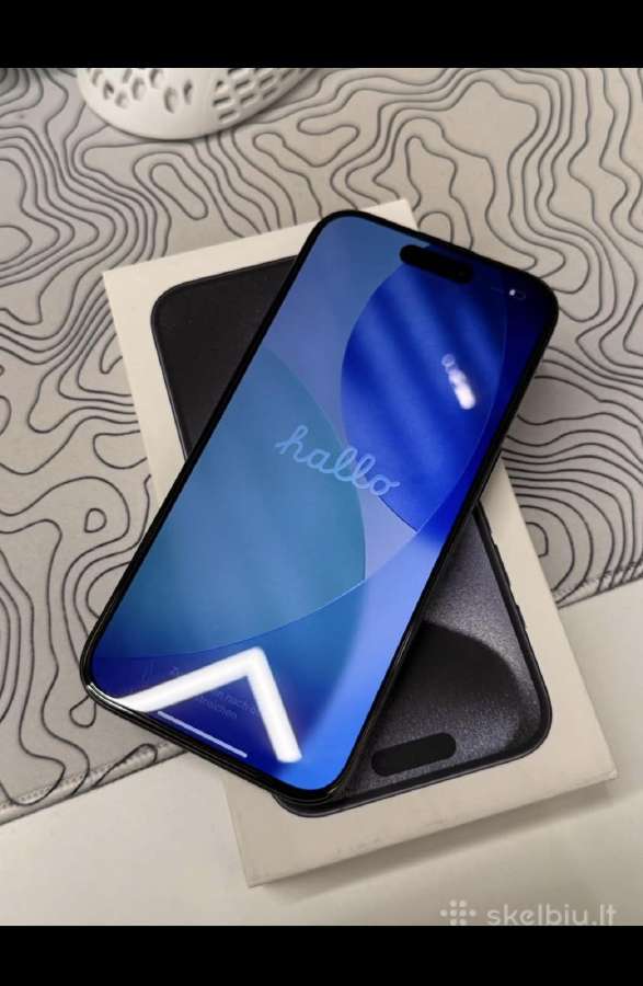 Naudotas iPhone 15pro (128gb) - nuotraukos Nr. 3