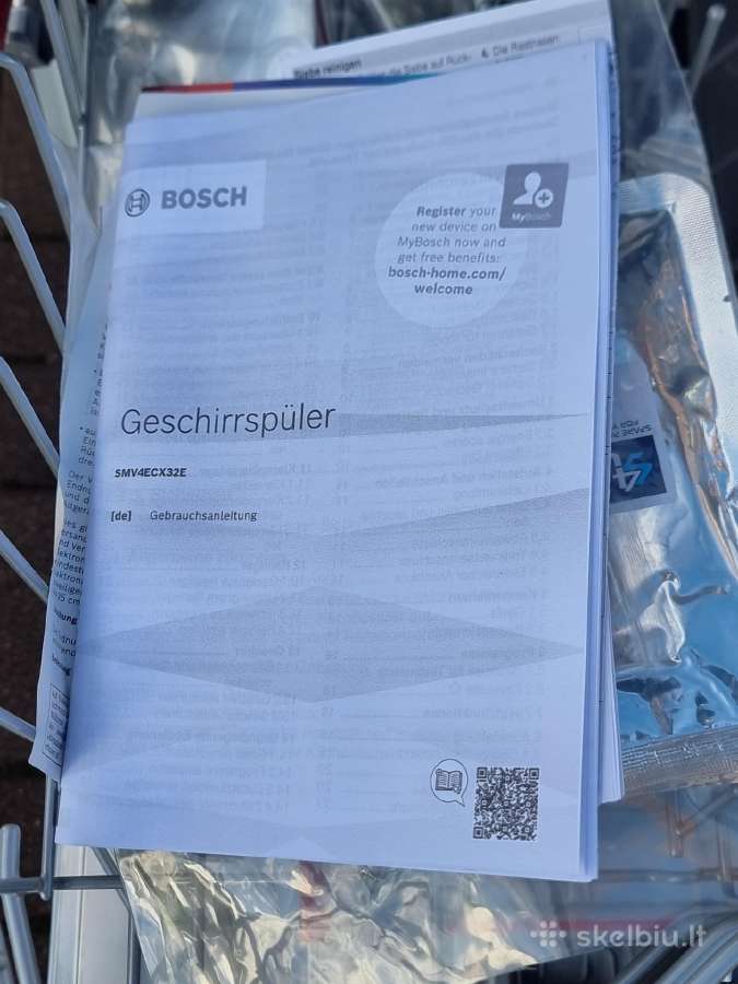 Nauja Bosch Smv4ecx32e+ Garantija - nuotraukos Nr. 19