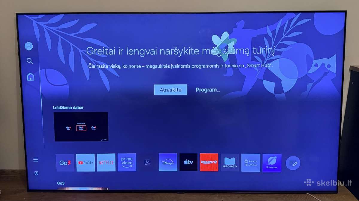Samsung Qe85q80ba 4k 120hz ispudingu 85 coliu Qled - nuotraukos Nr. 14