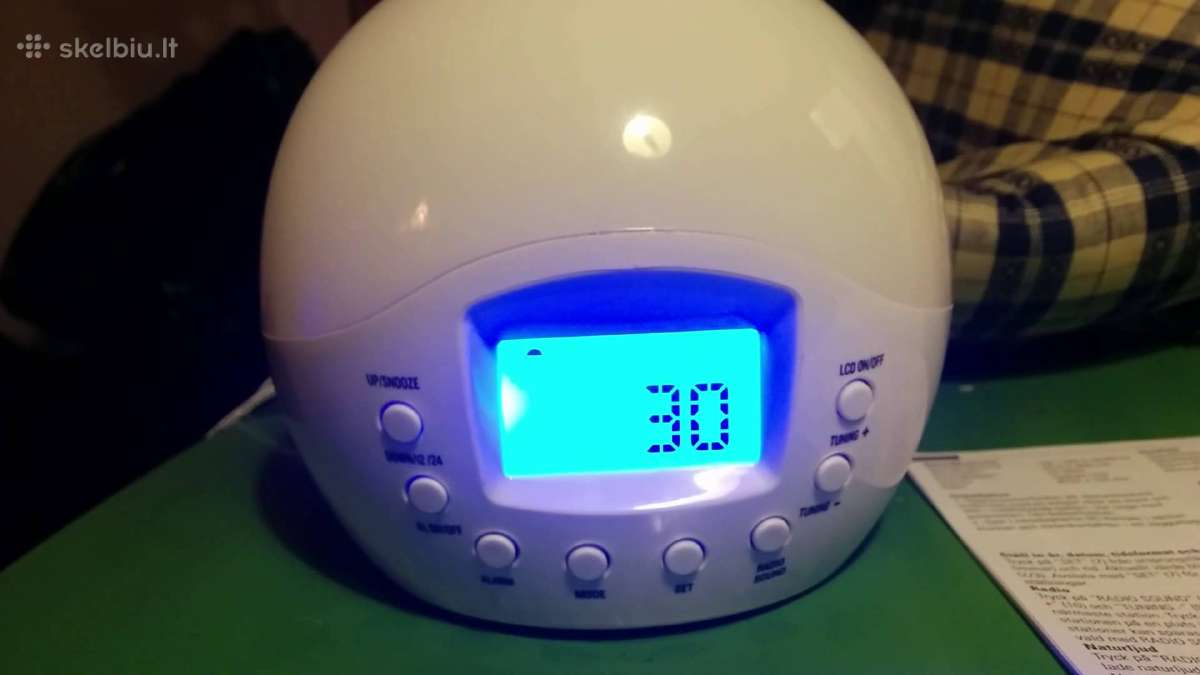 3 in 1, Radija su laikrodžiu ir LED - nuotraukos Nr. 4