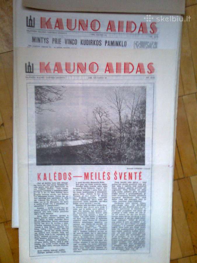 Ivairiu miestu, 1988-1992 m. sajudzio laikrasciai