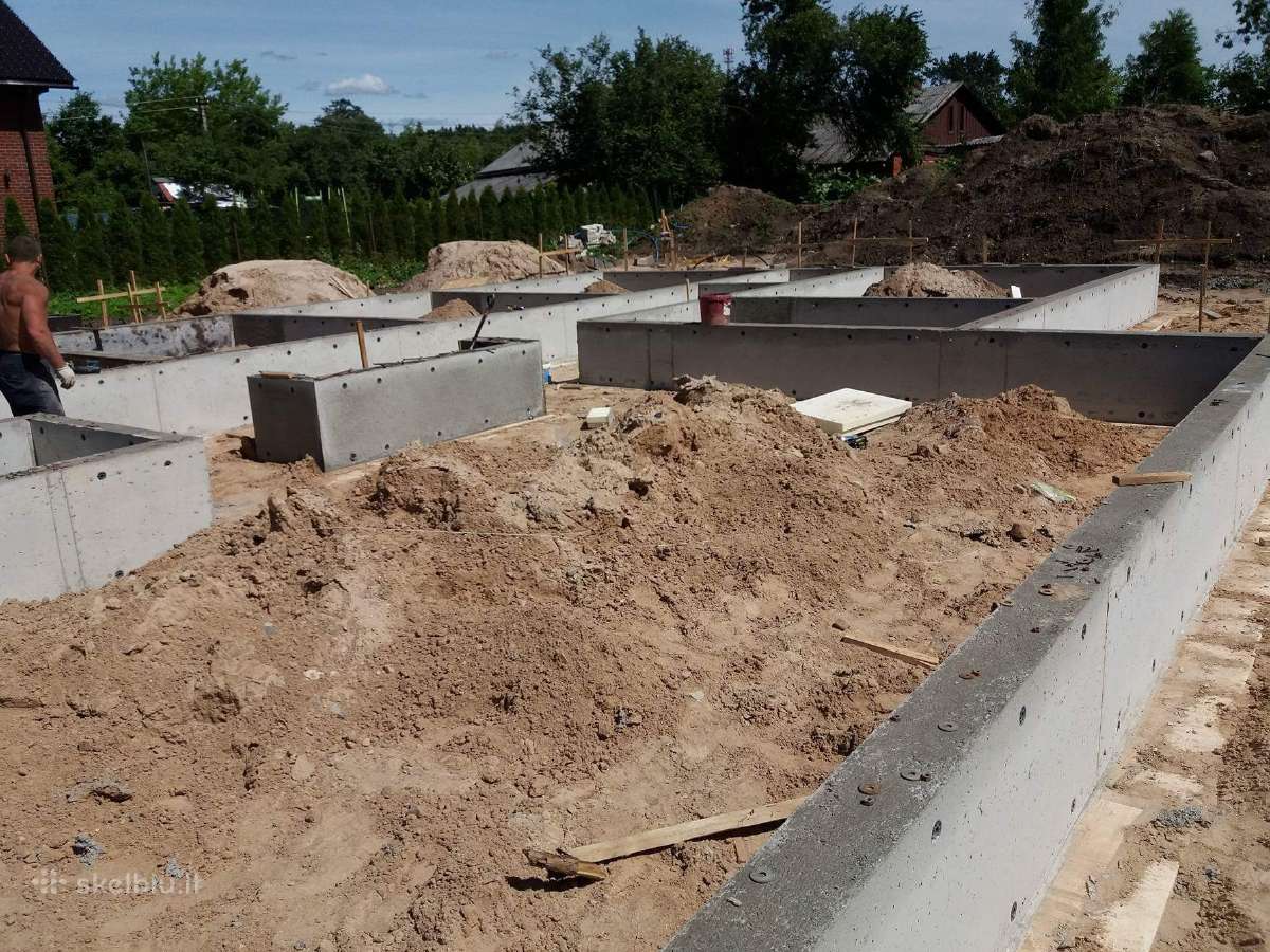 Plokštuminiai, visų tipų pamatai, baseinai - nuotraukos Nr. 16