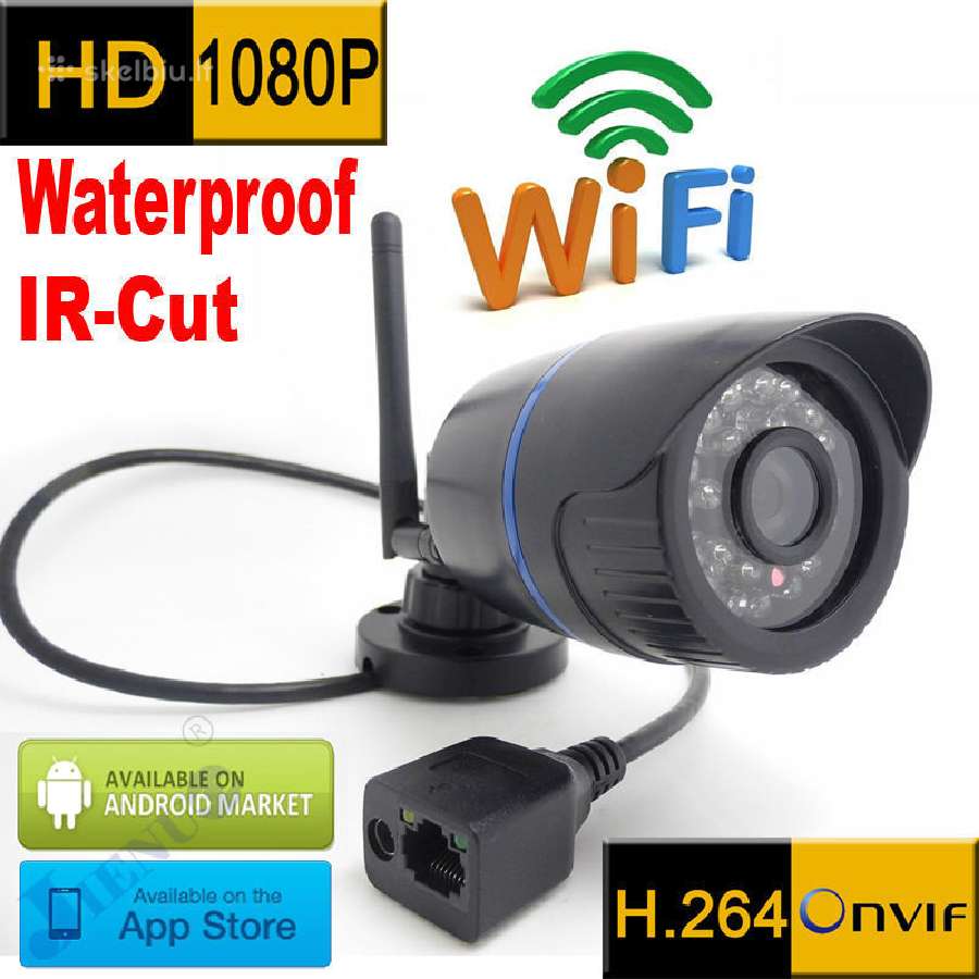 2 Megapixel WiFi Ip belaide lauko vaizdo kamera