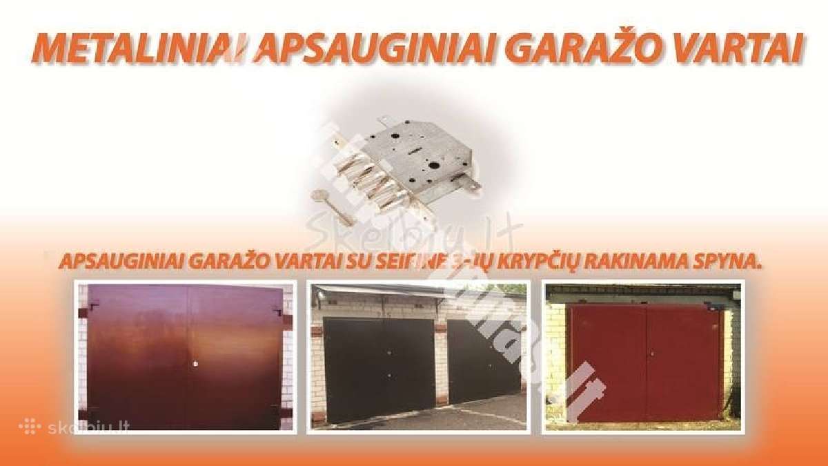 Metaliniai garažo vartai, gamyba įrengimas - nuotraukos Nr. 4