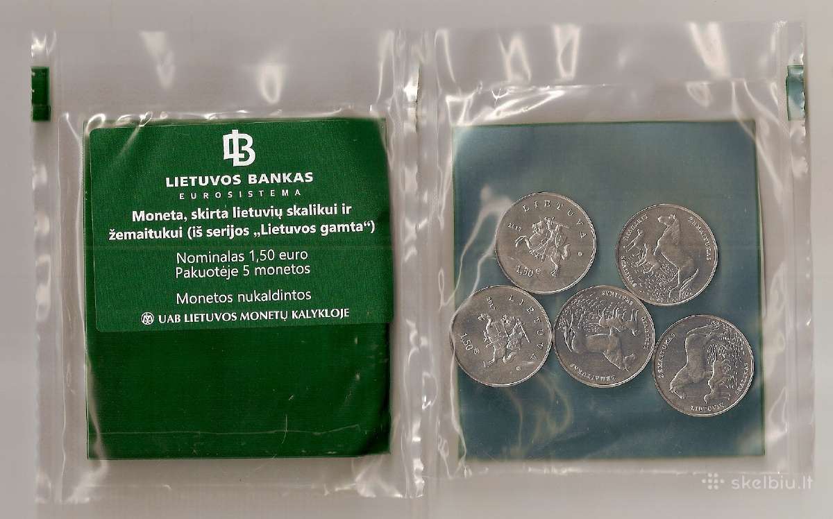 2017 Žemaitukas Ir Lietuvių Skalikas,1.50eur(5vnt)