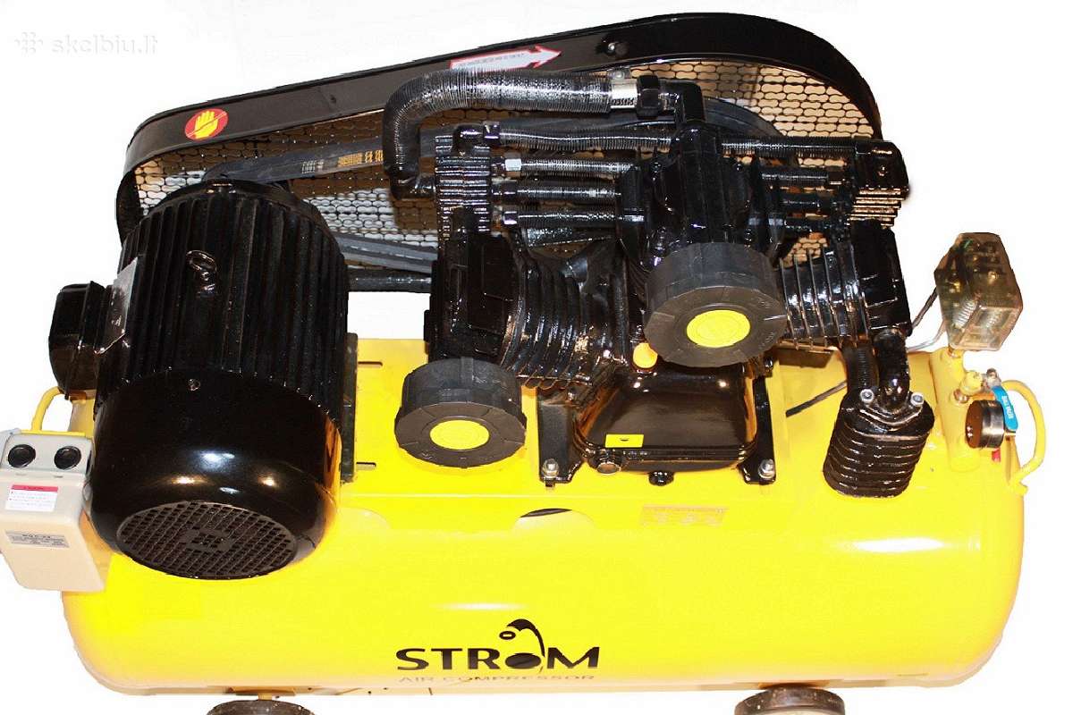 Oro kompresorius Strom 200l 16bar 900l/min - nuotraukos Nr. 3
