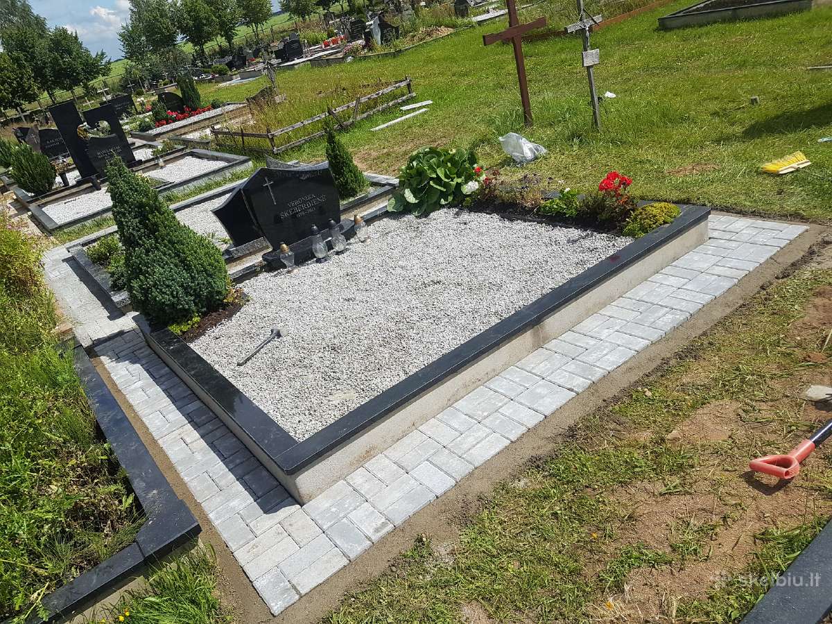 Kapaviečių įrengimas, plokštės, paminklai. - nuotraukos Nr. 17